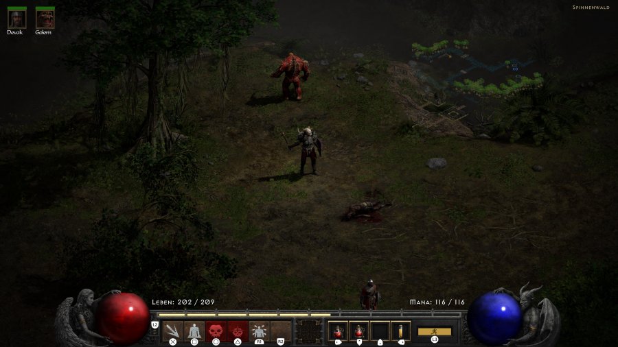 Screenshot: Diablo 2: Resurrected.