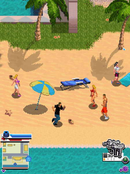 Spielszene am Strand
