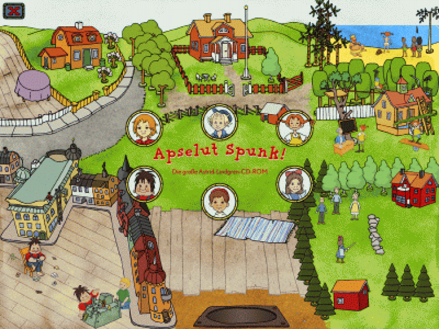 Das Spiel nimmt Kinder mit in die Welten der Charaktere aus Astrid Lindgrens Kinderbücher.
