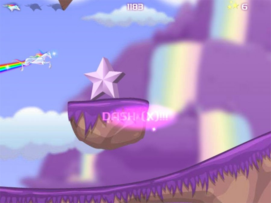 Robot Unicorn Attack Evolution Screenshot
