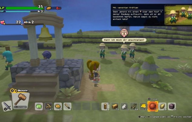 Screenshot: Dragon Quest Builders 2.