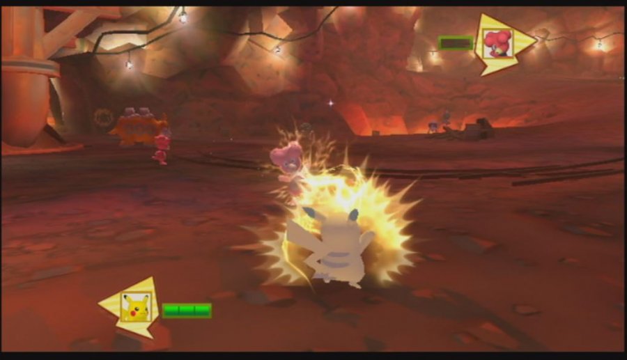 Die Spielenden schlüpfen in die Rolle von Pikachu.