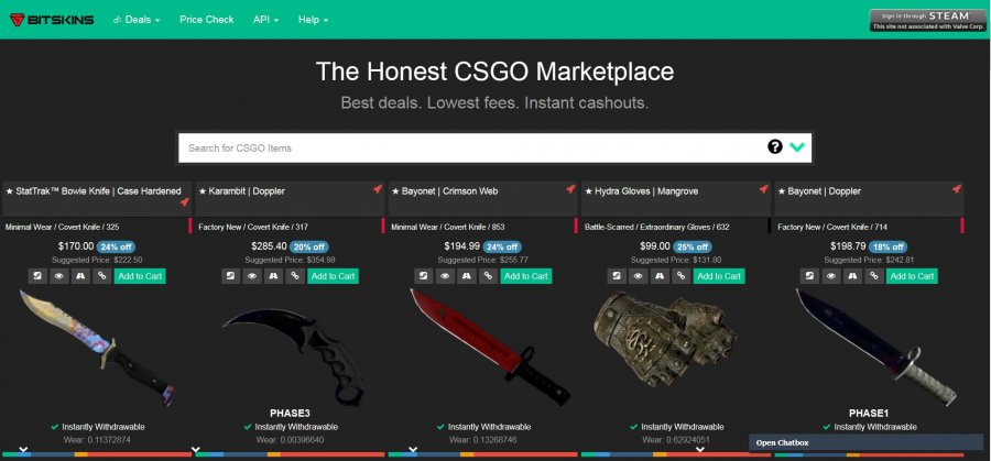 Der Handel mit Skins für „CS:GO“ findet auf Online-Börsen statt. Es werden teils hohe Summen für virtuelle Inhalte bezahlt.